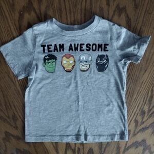 M7) Marvel Super Hero Adventures Gray T-Shirt